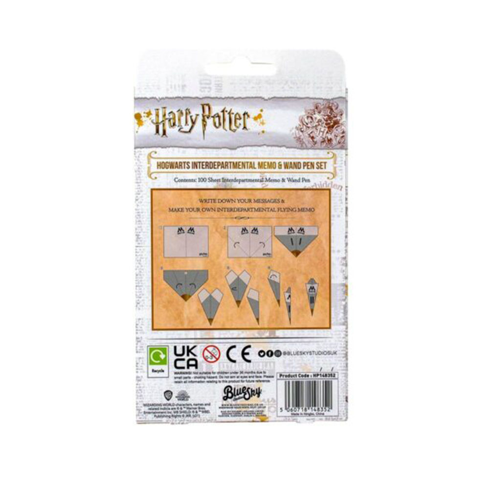Χαρτάκια Σημειώσεων Με Στυλό Ραβδί Harry Potter HP148352 Blue Sky - 4