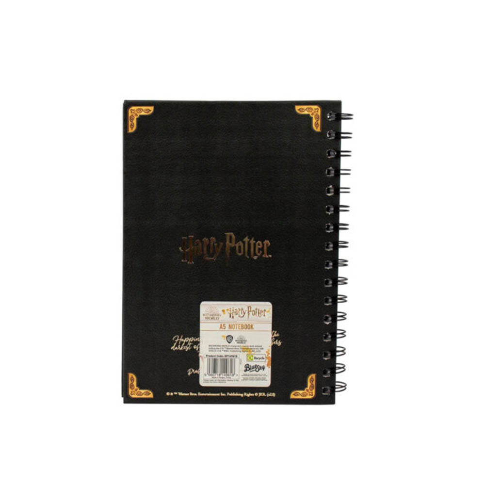 Σημειωματάριο Σπιράλ Α5 Hogwarts Shield Wiro Harry Potter Hp149618 Blue Sky - 1