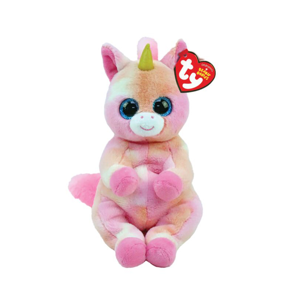 Λούτρινο Χνουδωτό Μονόκερος Ρόζ 15εκ 1607- 40547 Ty Beanie Bellies AS - 114622