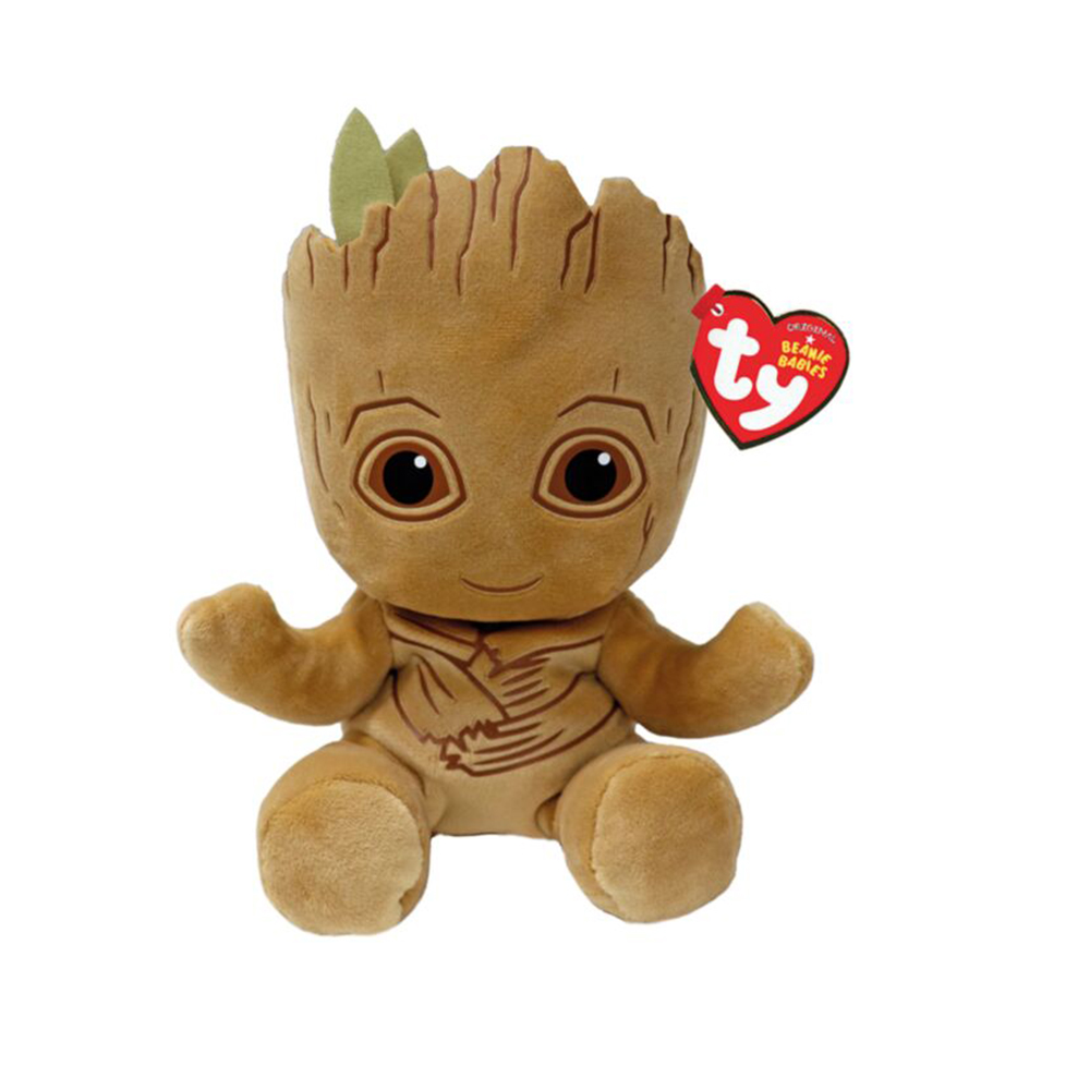 Λούτρινο Χνουδωτό Groot 15εκ Marvel 1607- 44003 Ty Beanie Babies AS - 114650
