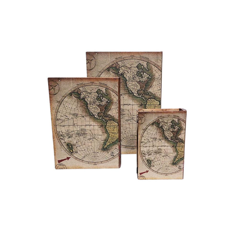 Διακοσμητικά Κουτία Σετ των 3 17042 ΟΕΜ  - 3