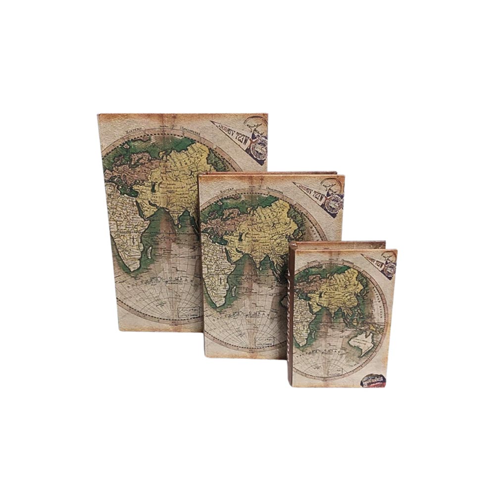 Διακοσμητικά Κουτία Σετ των 3 17042 ΟΕΜ  - 1