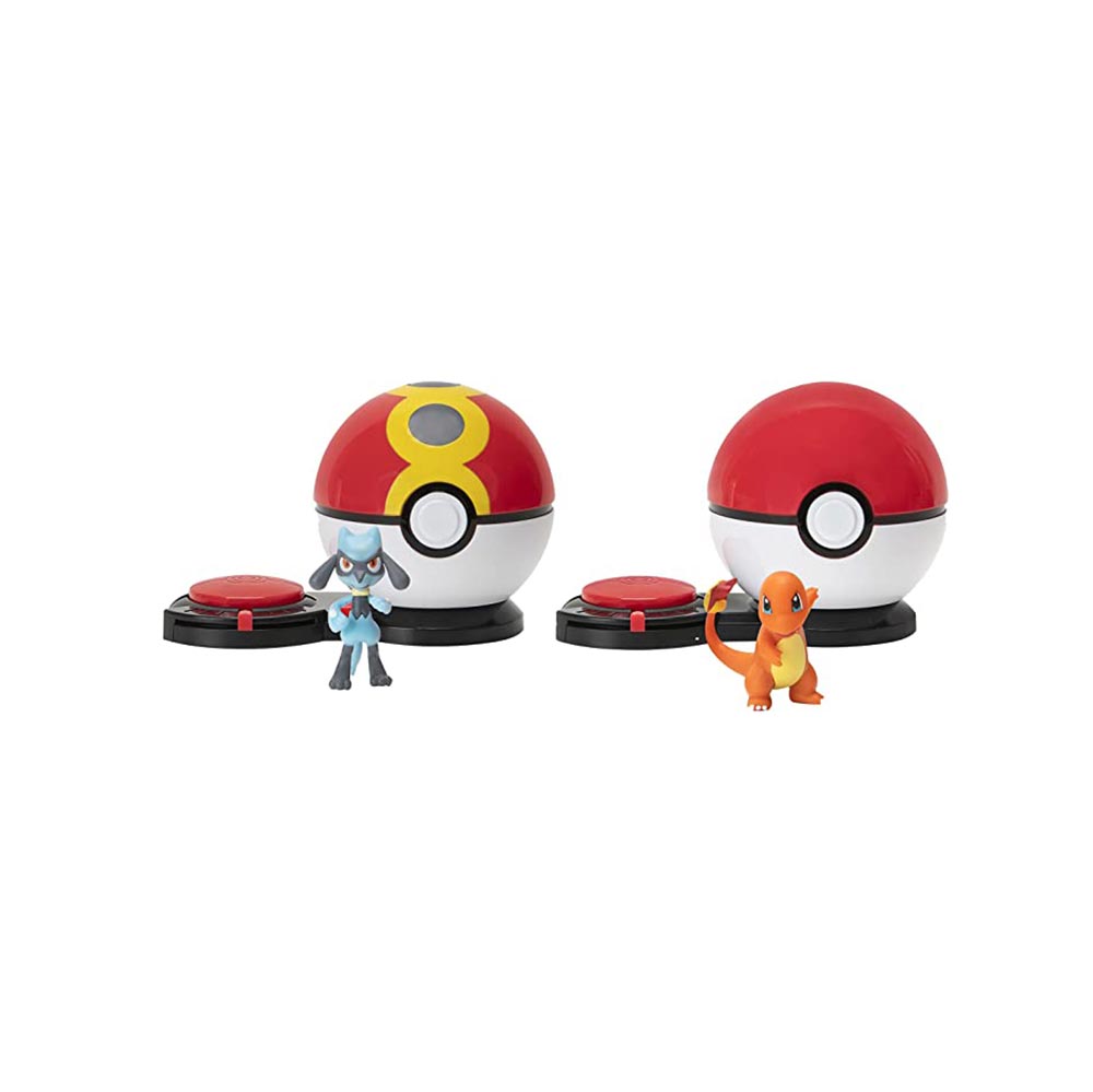 Παιχνίδι Μάχης Surprise Attack Game - Charmander & Riolu PKW2505 Jazwares - 1