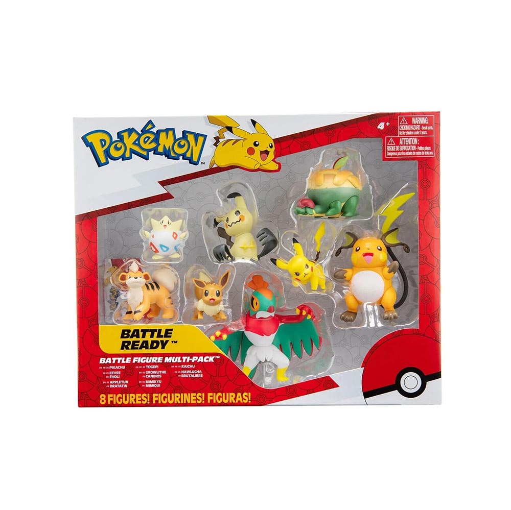 Φιγούρες Pokemon Battle Figure Multi-Pack 8 τεμ. PKW2687 Jazwares - 51636