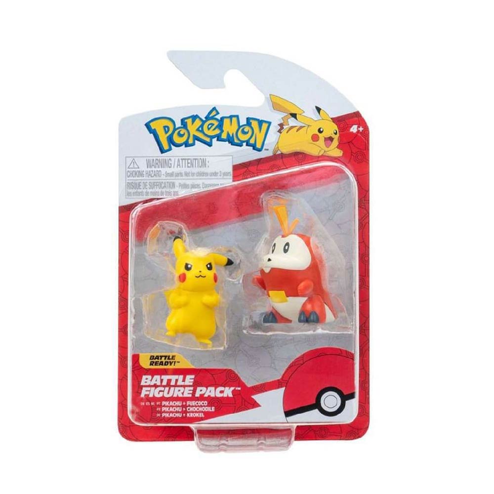 Φιγούρες Μάχης Pokemon Pikachu & Fuecoco PKW3356 Jazwares - 71525