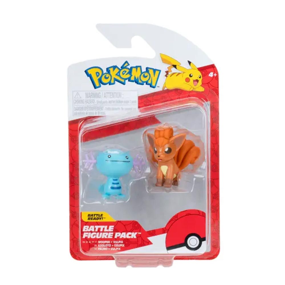 Φιγούρες Μάχης Pokemon - Wooper & Vulpix PKW3575 Jazwares - 89714