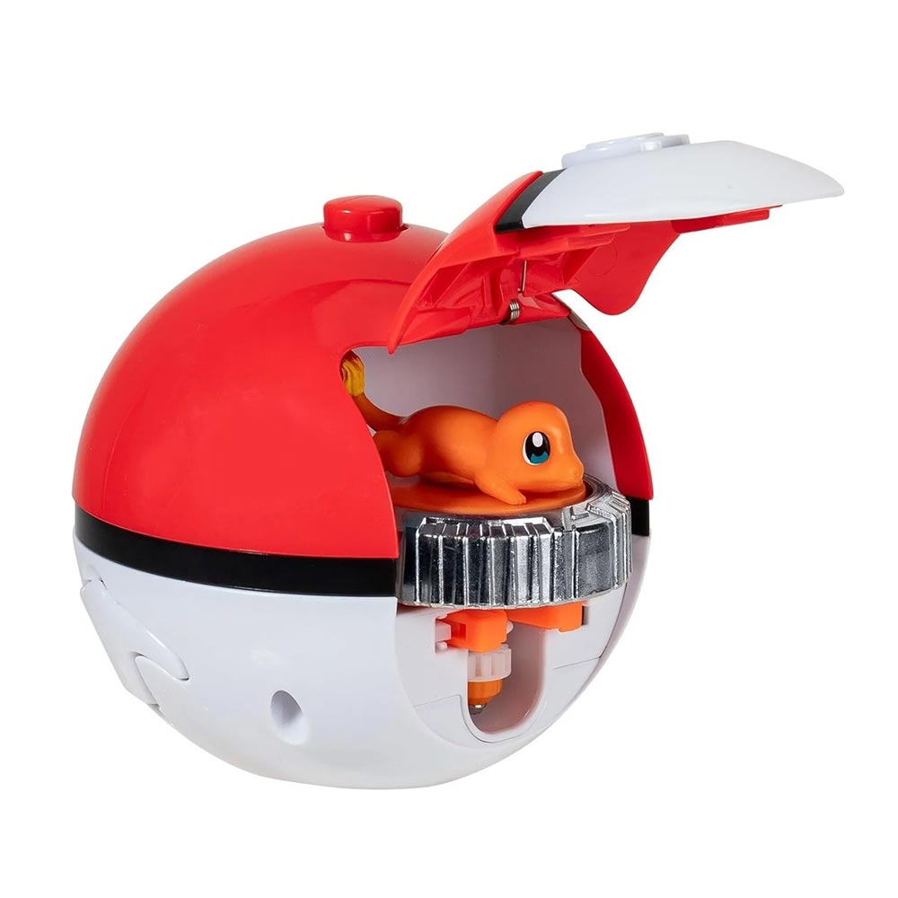 Σετ Pokemon Battle Spinner Pack - Charmander & Poke Ball PKW4401 Jazwares - 1