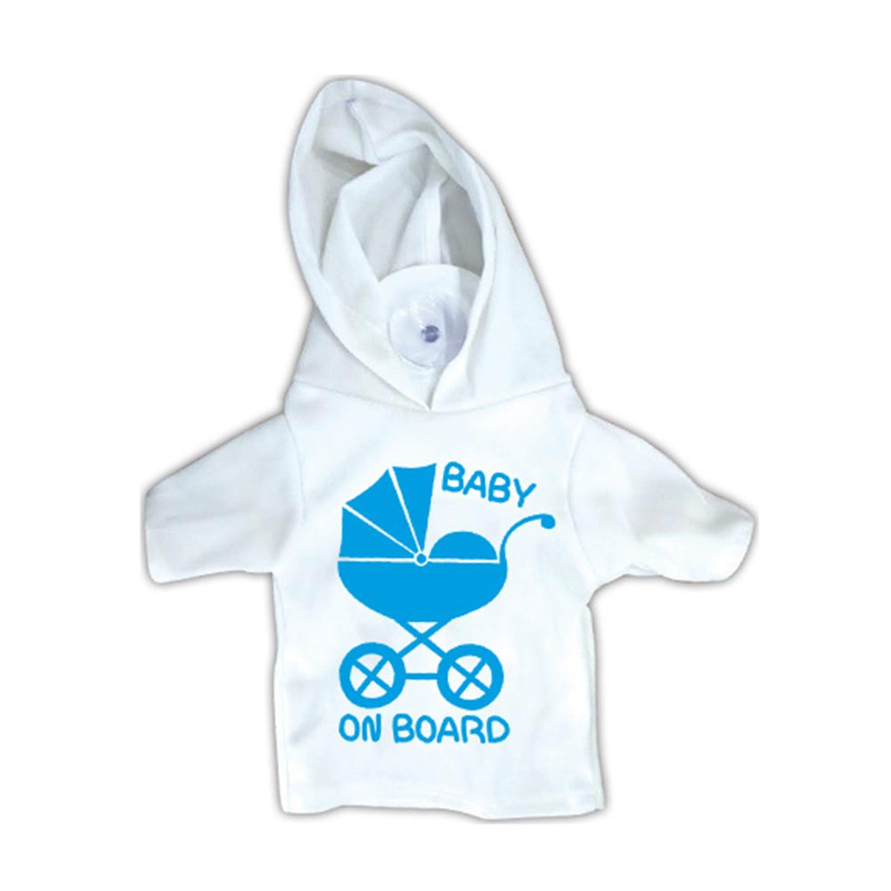 Μπλουζάκι - Σήμα Baby On Board - Καροτσάκι Μπλε - 13563