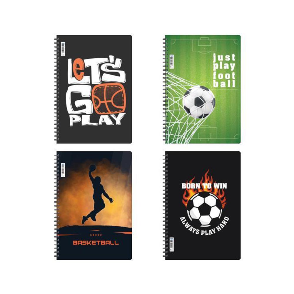 Τετράδιο Β5 Σπιράλ Sports 17x25εκ. 3 Θεμάτων 16354 Next - 106150