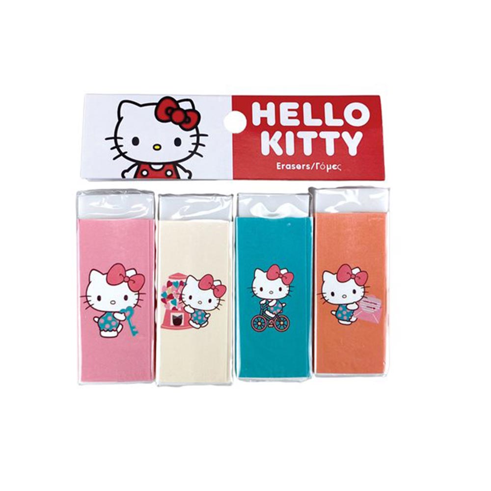 Σετ Γόμες Hello Kitty Sweatheart 4 Τεμάχια 335-74001 Gim - 106276