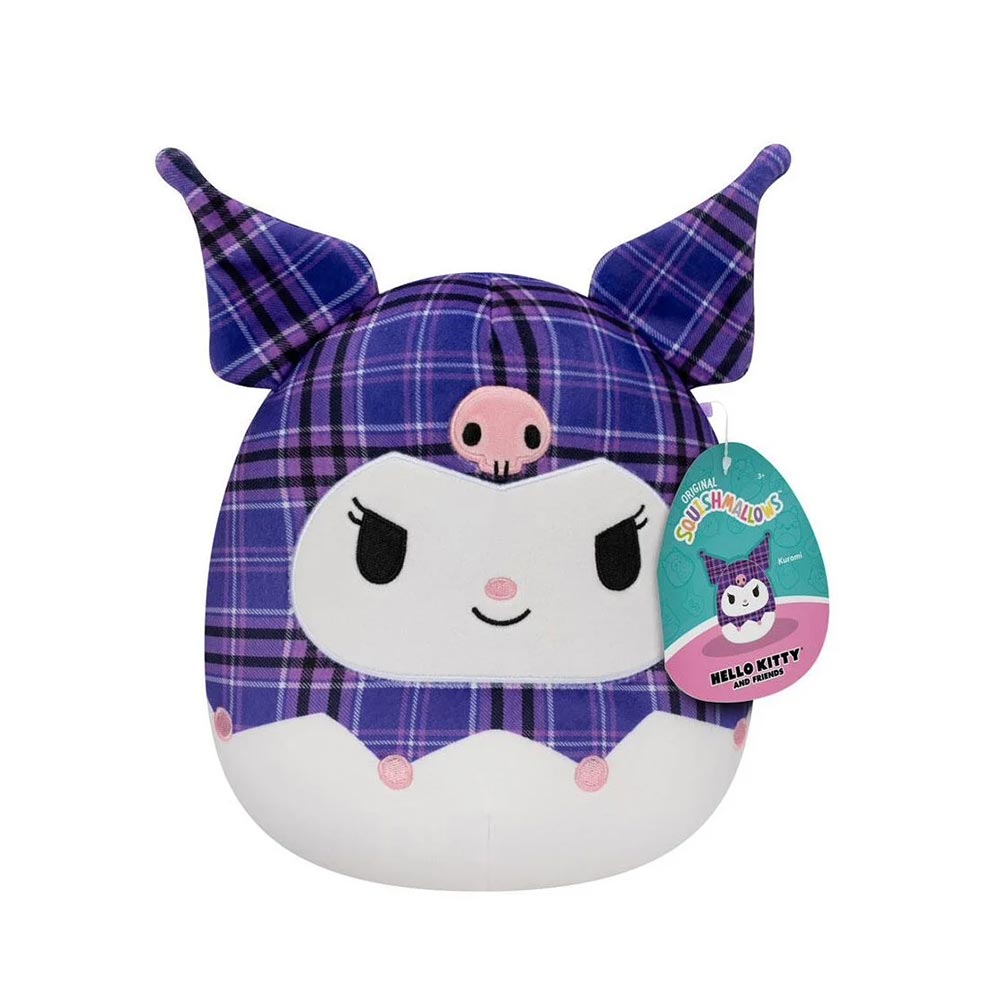 Λούτρινο Squishmallows Sanrio Hello Kitty Kuromi Μωβ Καρό 20cm SQSN00092 Jazwares - 3