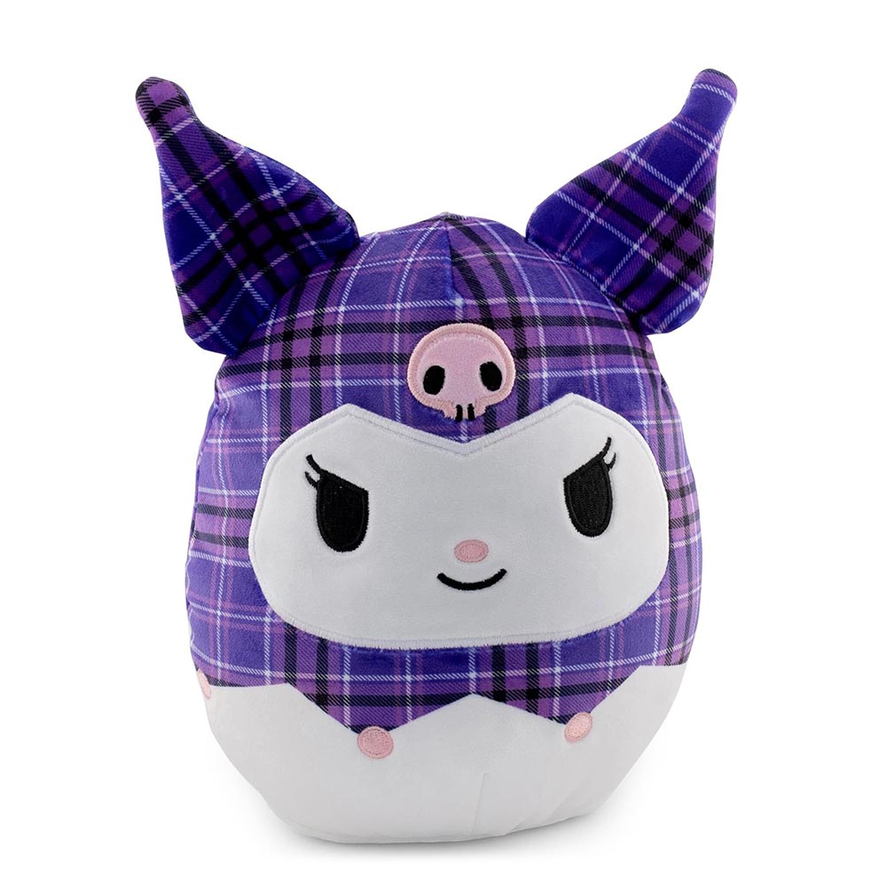 Λούτρινο Squishmallows Sanrio Hello Kitty Kuromi Μωβ Καρό 20cm SQSN00092 Jazwares - 90955