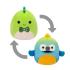 Λούτρινο Squishmallows Flipmallows Danny & Baptise 2 Σε 1 - 13cm JWSQ0128-C Jazwares - 1