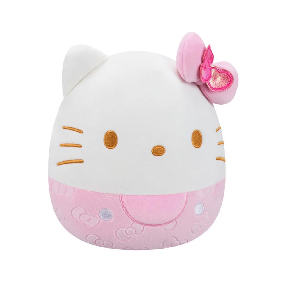 Λούτρινο Squishmallows Hello Kitty 50th Anniversary - Ροζ Φιόγκος 20cm SQSN00497 Jazwares - 6