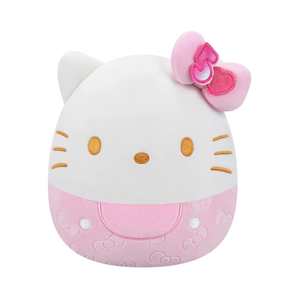 Λούτρινο Squishmallows Hello Kitty 50th Anniversary - Ροζ Φιόγκος 20cm SQSN00497 Jazwares - 1