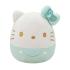 Λούτρινο Squishmallows Hello Kitty 50th Anniversary - Πράσινος Φιόγκος 20cm SQSN00498 Jazwares - 2