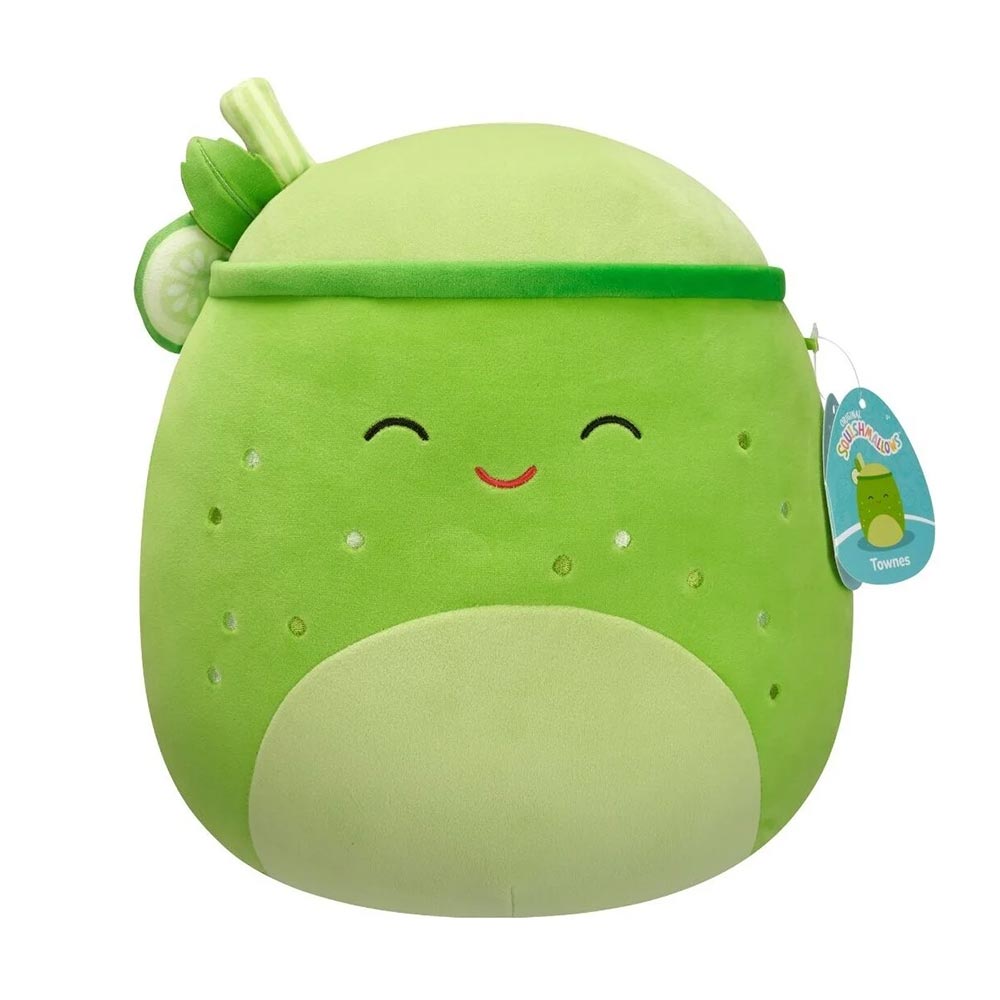 Λούτρινο Squishmallows - Townes the Cucumber Mint Smoothie 30.5cm JWSQ4130-E Jazwares - 88520