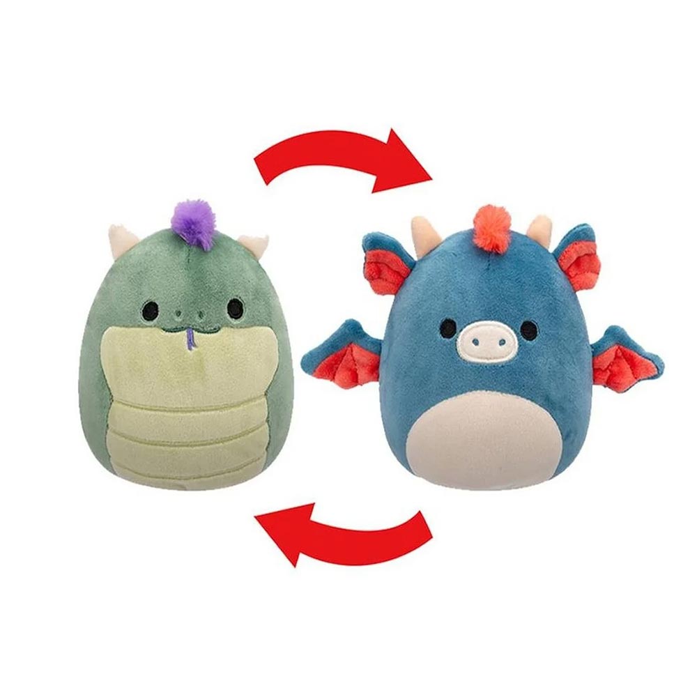 Λούτρινο Squishmallows Flipmallows Magtus & Carin 2 Σε 1 - 13cm JWSQ0230 Jazwares - 1