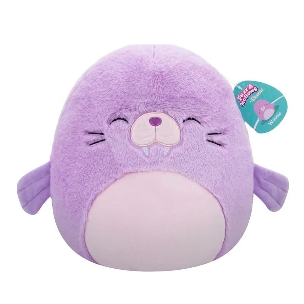 Λούτρινο Squishmallows Fuzzamallow - Winnie the Purple Walrus 30.5cm JWSQ6679 Jazwares