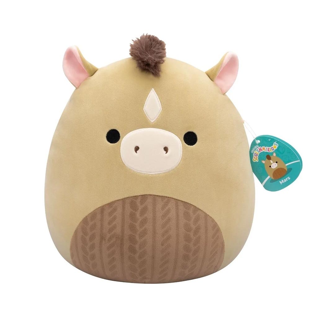 Λούτρινο Squishmallows Ανάγλυφο - Mars the Horse 30.5cm JWSQ6685 Jazwares - 88506