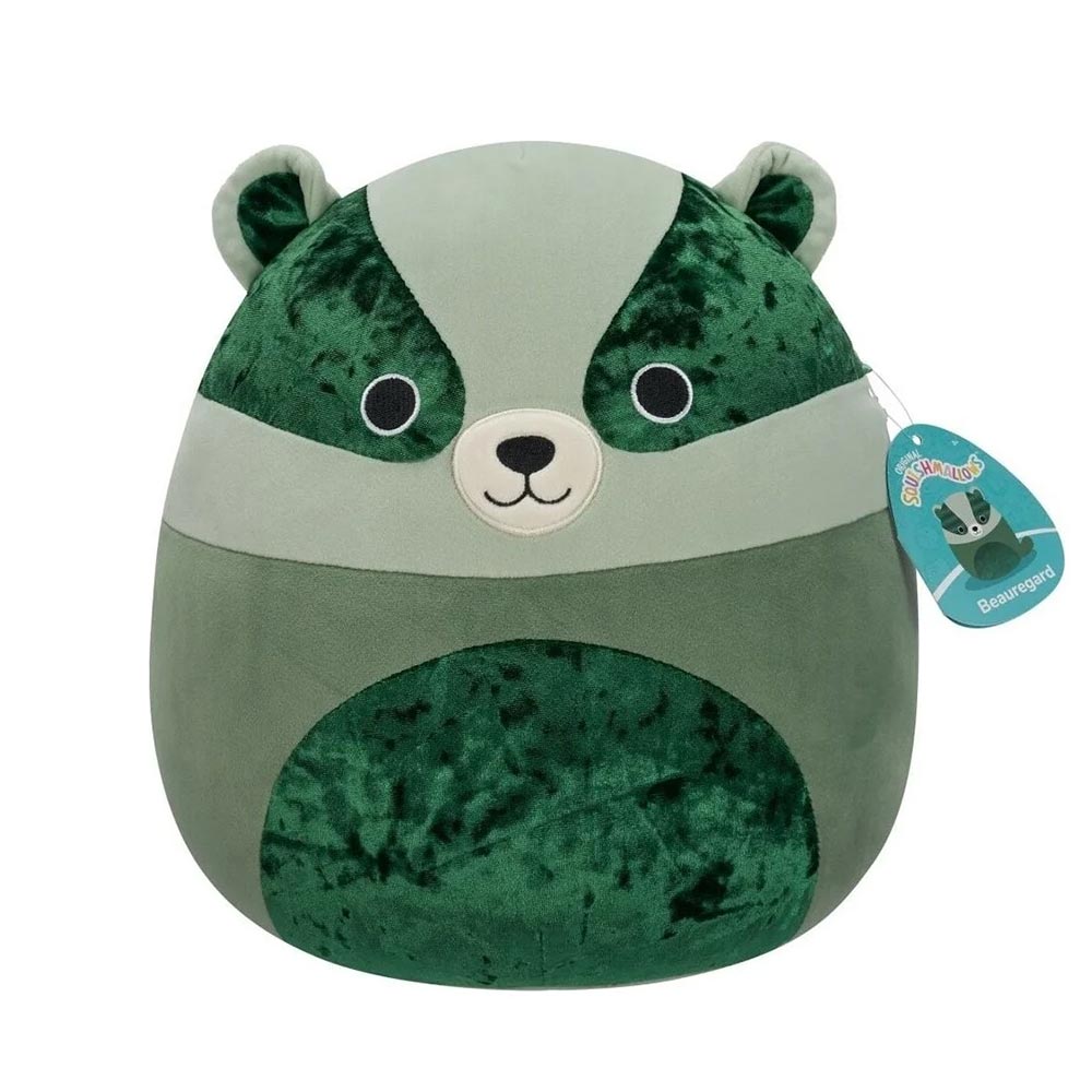 Λούτρινο Squishmallows Velvet - Beauregard the Green Badger 30.5cm JWSQ6692 Jazwares
