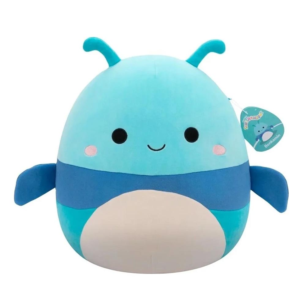 Λούτρινο Squishmallows - Benkamin the Blue Beetle 35cm JWSQ4227-C Jazwares - 88634