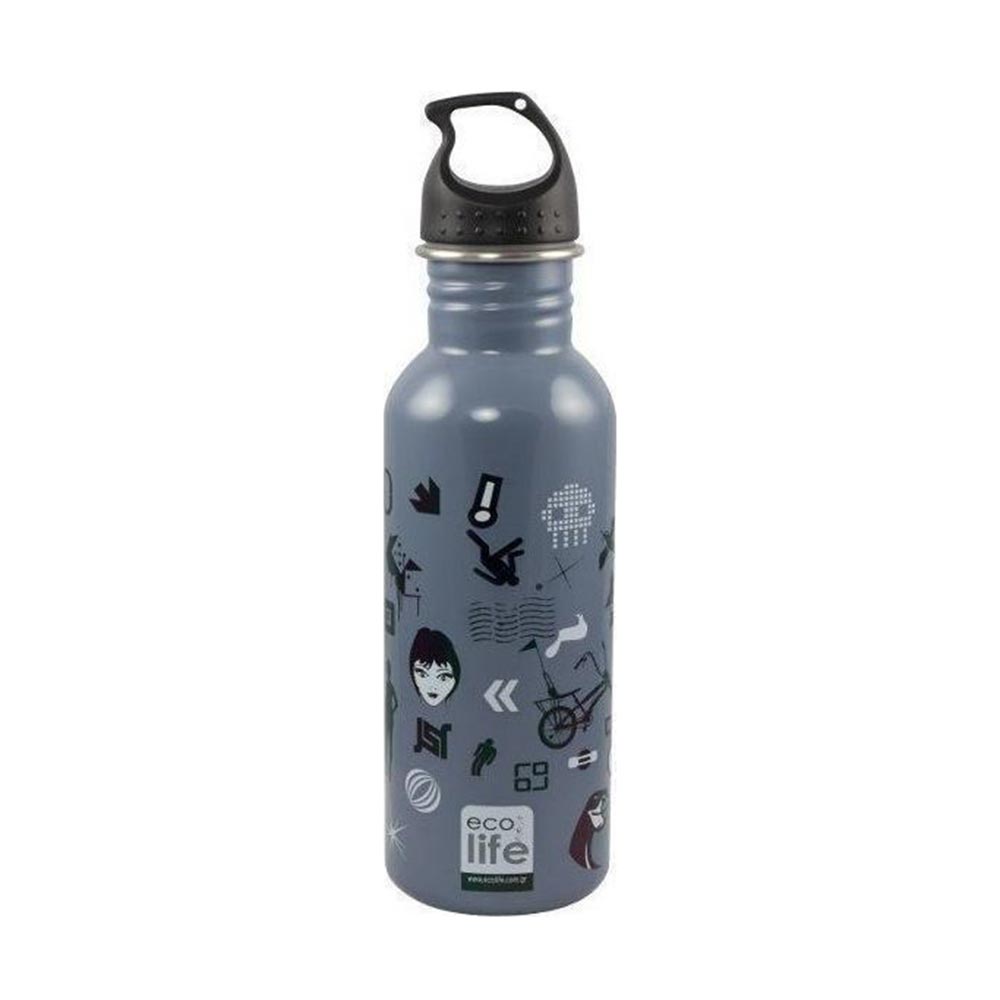 Μεταλλικό Ανοξείδωτο Μπουκάλι Θερμός Trends Standard 600ml Ecolife - 0