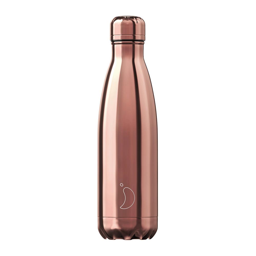 Ανοξείδωτο Μπουκάλι Θερμός Chrome Edition Rose Gold 500ml Chillys