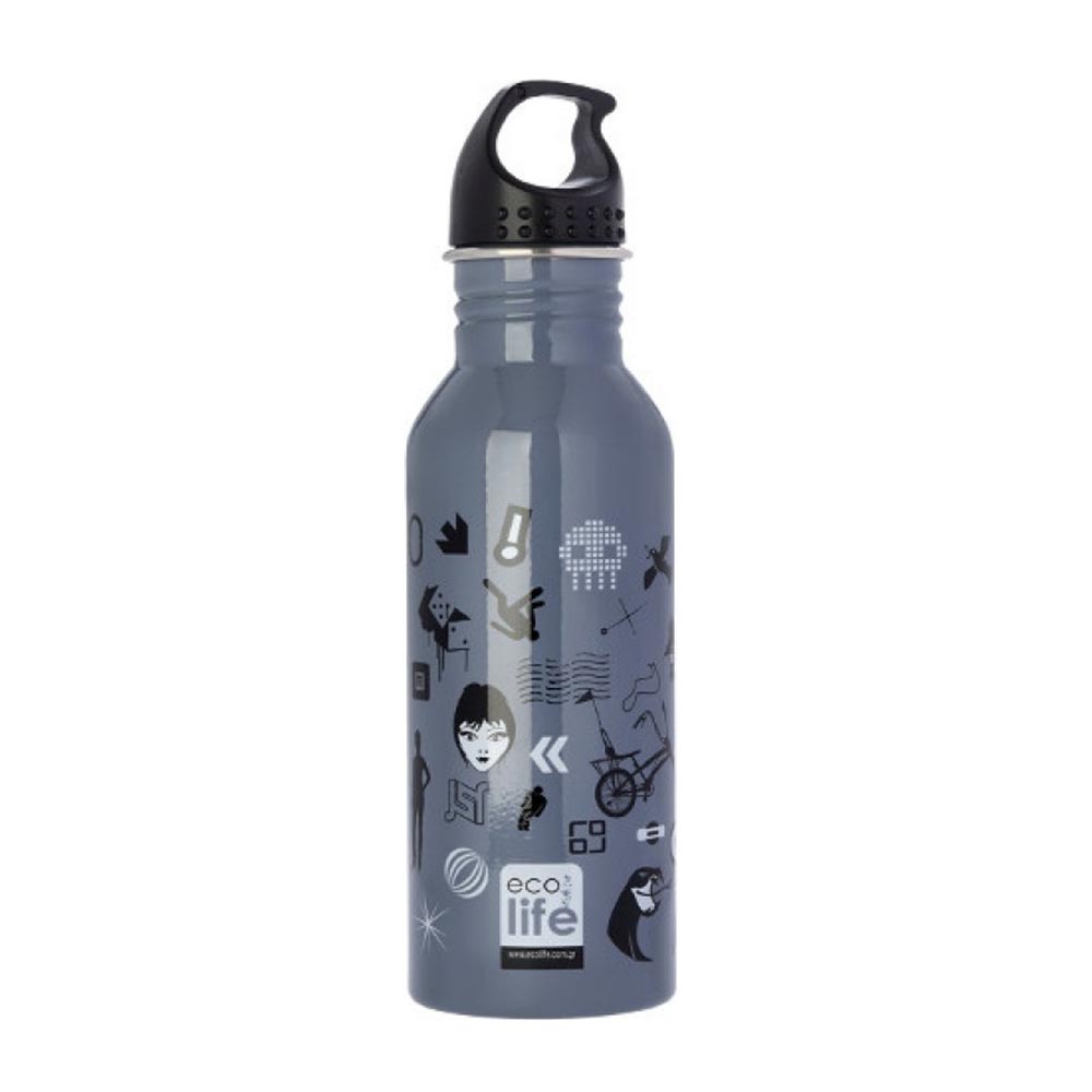 Μεταλλικό Ανοξείδωτο Μπουκάλι Θερμός Trends Standard 600ml Ecolife - 1