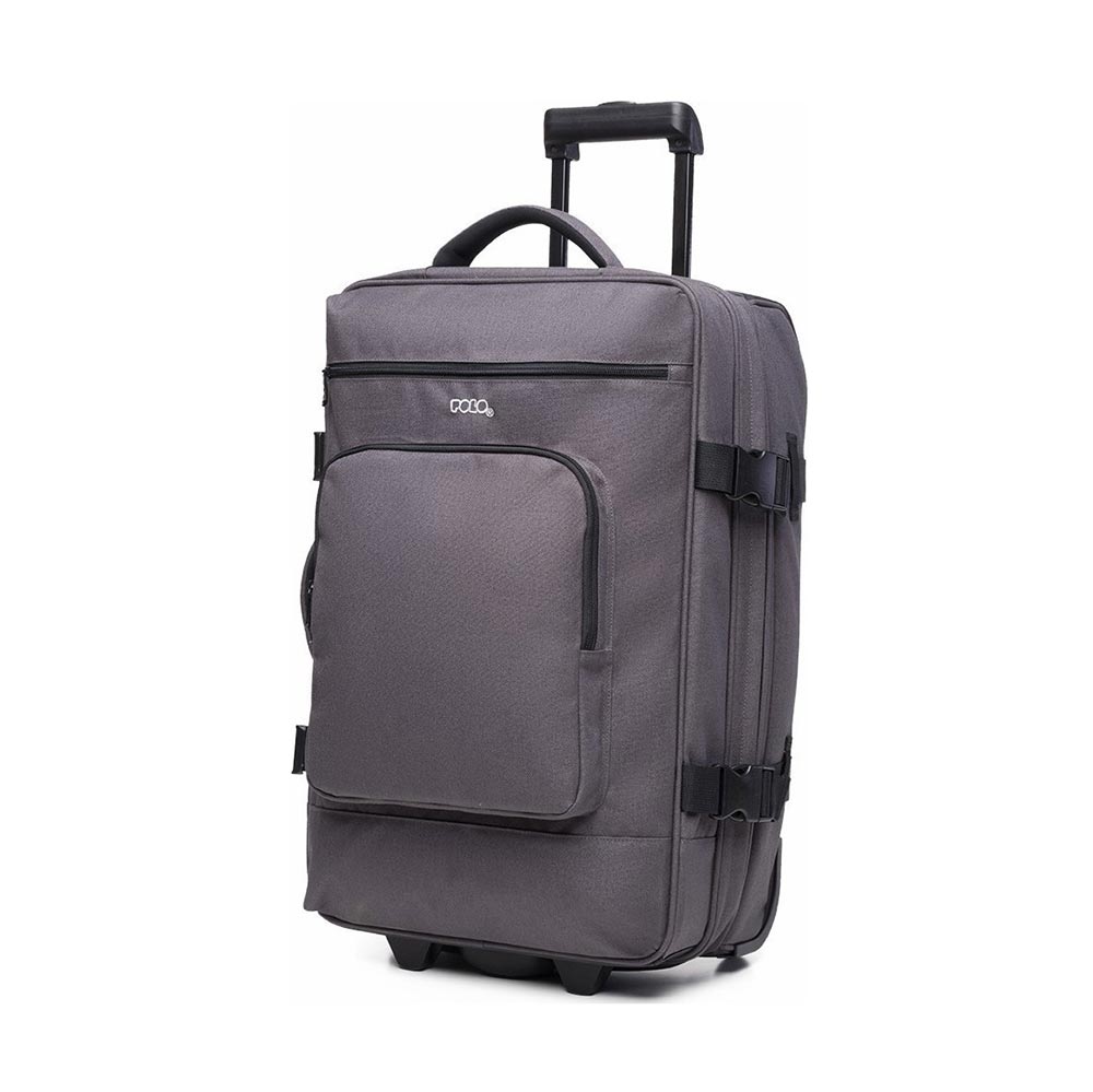 Βαλίτσα Ταξιδιού - Καμπίνας Τρόλεϊ Grey 40Lt 9-09-053-09 Polo - 17443