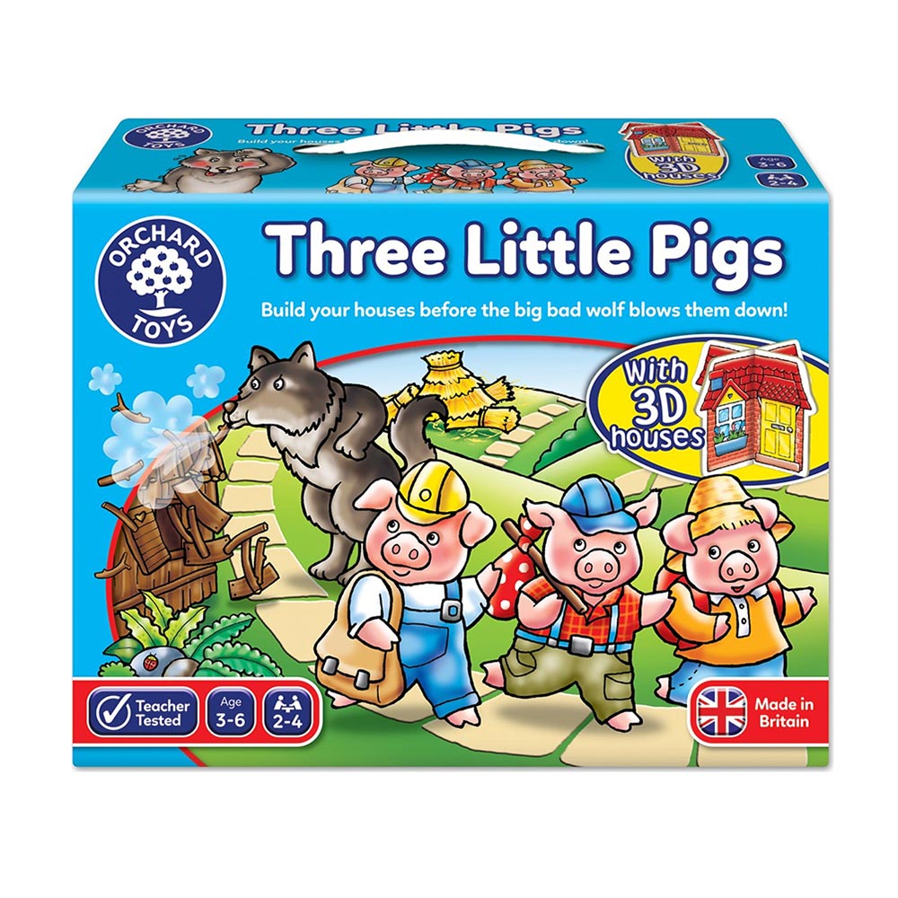 Επιτραπέζιο Παιχνίδι Three Little Pigs Game ORCH081 Orchard Toys - 0