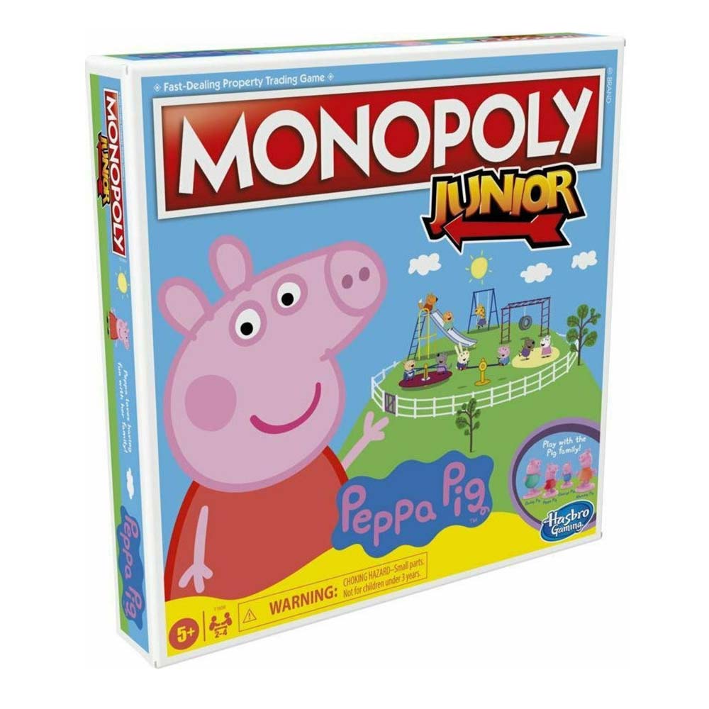 Επιτραπέζιο Παιχνίδι Monopoly Junior Peppa Pig F1656 Hasbro - 1