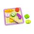 Ξύλινα Λαχανικά Σφηνώματα με Δίσκο Κοπής TL041 Tooky Toy -1