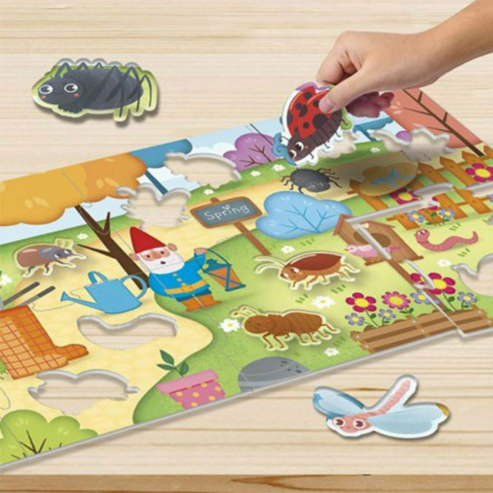 Παιδικό Puzzle Baby Logic 3D Κήπος 92550 Lisciani Giochi Carotina Baby - 3