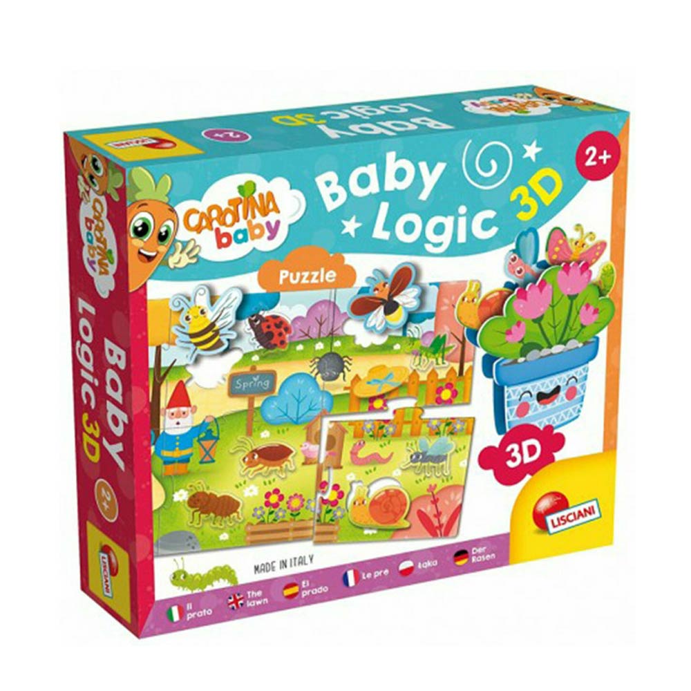 Παιδικό Puzzle Baby Logic 3D Κήπος 92550 Lisciani Giochi Carotina Baby - 63270