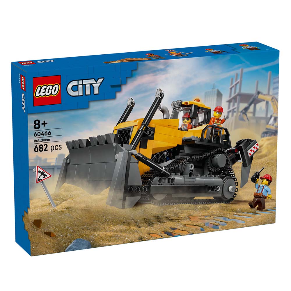 City Yellow Bulldozer 60466 Lego - 111061