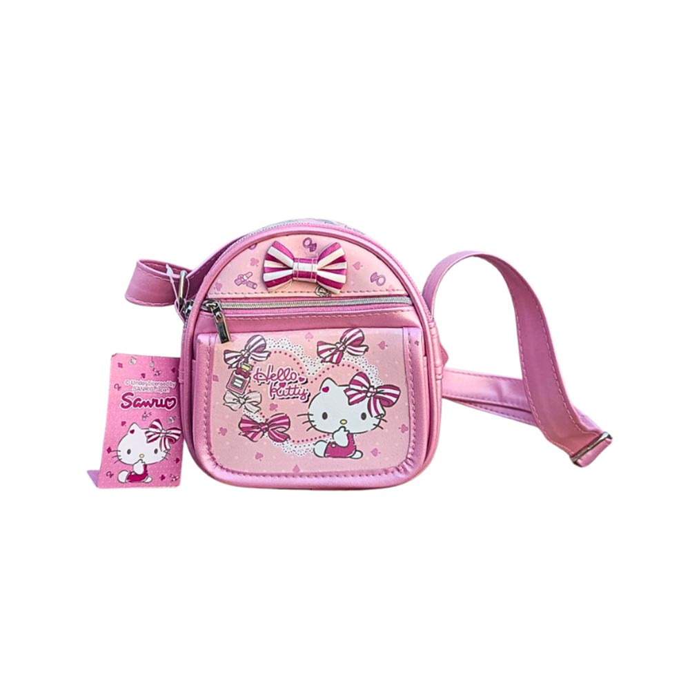 Χειροποίητη Αρωματική Λαμπάδα για Κορίτσι με Τσαντάκι Ώμου Hello Kitty - 1