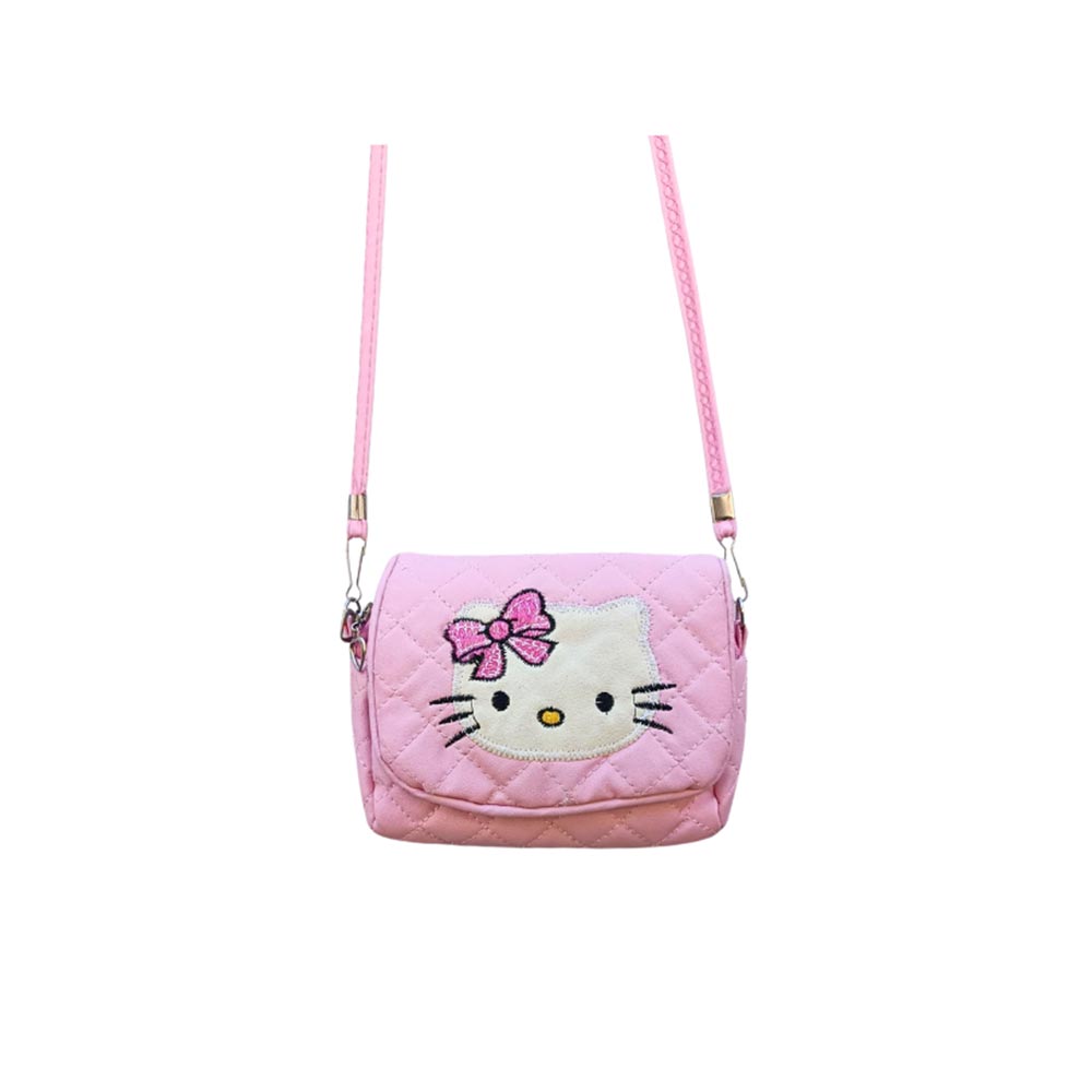 Χειροποίητη Αρωματική Λαμπάδα για Κορίτσι με Τσαντάκι Ώμου Hello Kitty - 1