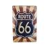 Χειροποίητη Αρωματική Λαμπάδα για Αγόρι με Μεταλλικό Κάδρο Route 66 - 1