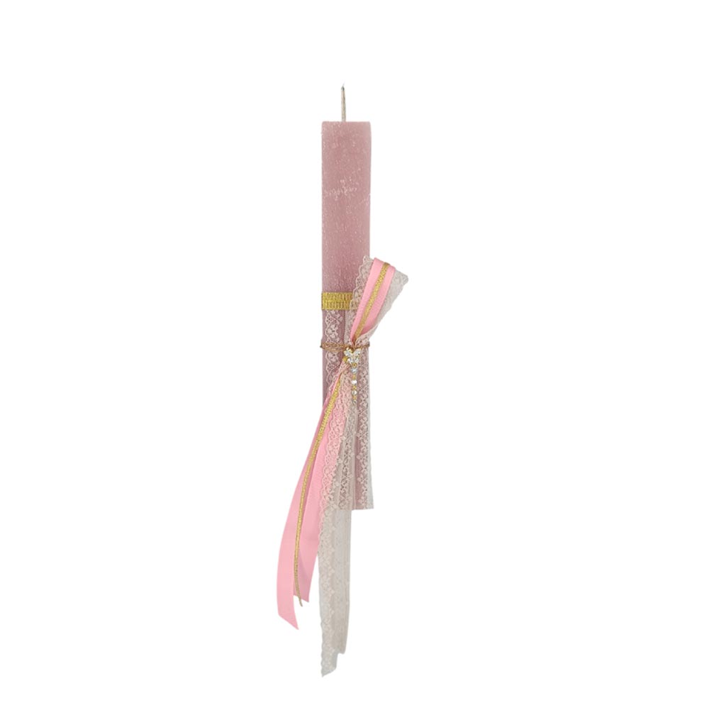 Χειροποίητη Αρωματική Λαμπάδα για Κορίτσι με Διακοσμητικό Κολιέ Πεταλούδα - 112782