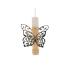 Χειροποίητη Αρωματική Λαμπάδα για Κορίτσι με 2 Πλέξιγκλας Διακοσμητικά Πεταλούδα - 0