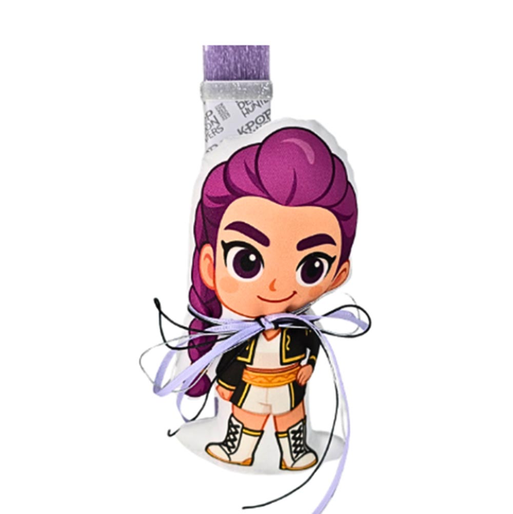 Χειροποίητη Αρωματική Λαμπάδα για Κορίτσι με Μαξιλαροκουκλάκι Huntrix - Rumi - 1