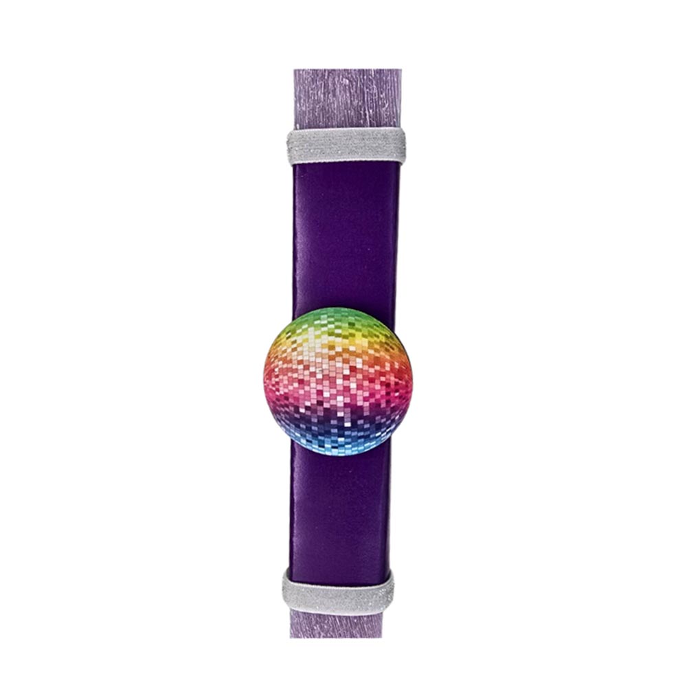 Χειροποίητη Αρωματική Λαμπάδα για Κορίτσι με Ξύλινο Επιτραπέζιο Φωτιζόμενο Κάδρο Huntrix - 2