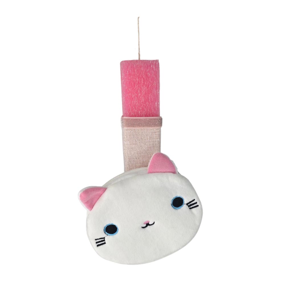 Χειροποίητη Αρωματική Λαμπάδα για Αγόρι Κορίτσι με Σφουγγαράκι Μπάνιου Γατούλα - 113927