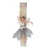 Χειροποίητη Αρωματική Λαμπάδα Με Glitter για Κορίτσι με Ξωτικό Μπαλαρίνα με Μαύρη Φούστα - 1