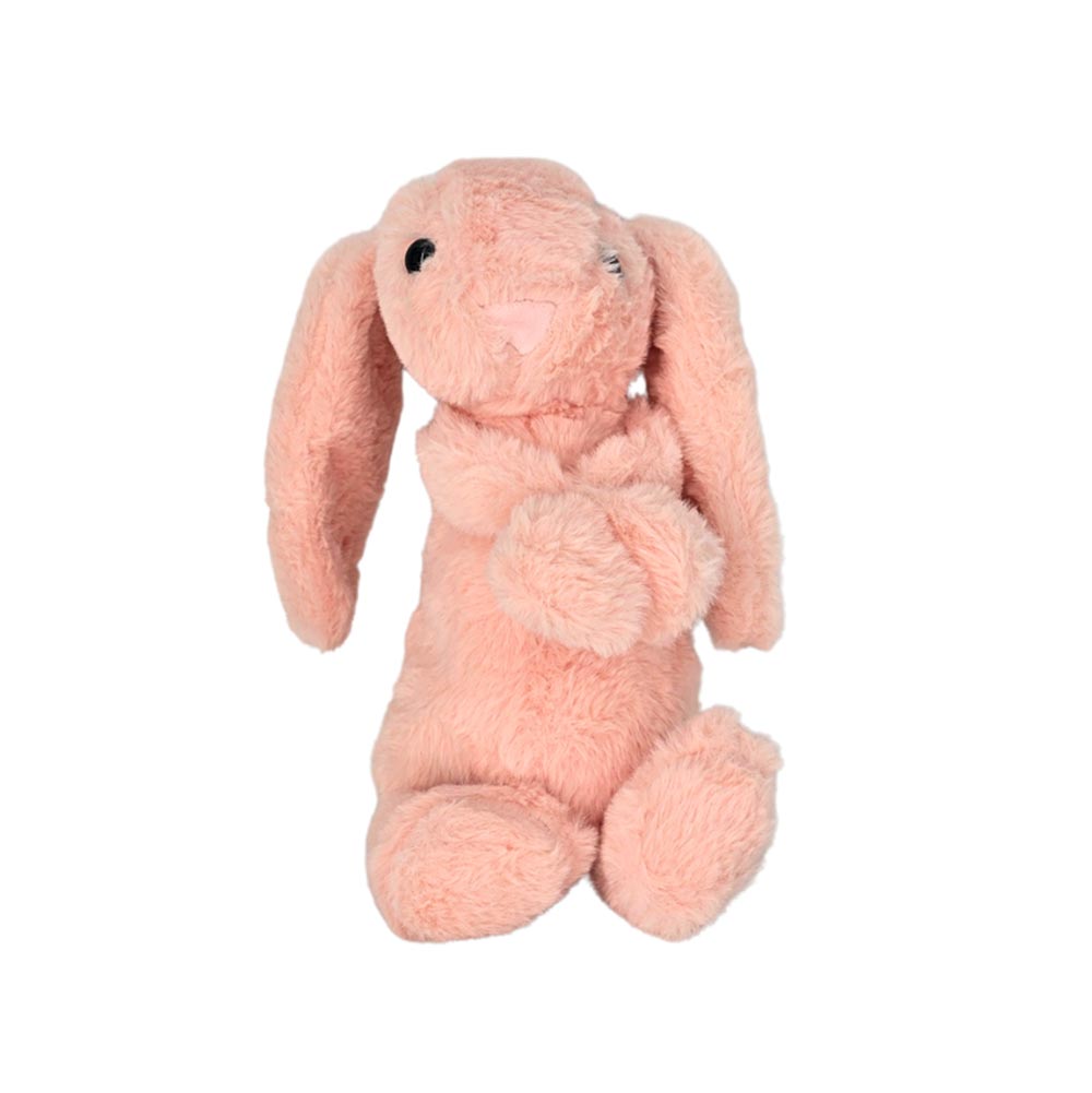 Χειροποίητη Αρωματική Λαμπάδα για Αγόρι Κορίτσι με Λούτρινο Ροζ Κουνέλι Αγκαλιάς - 2