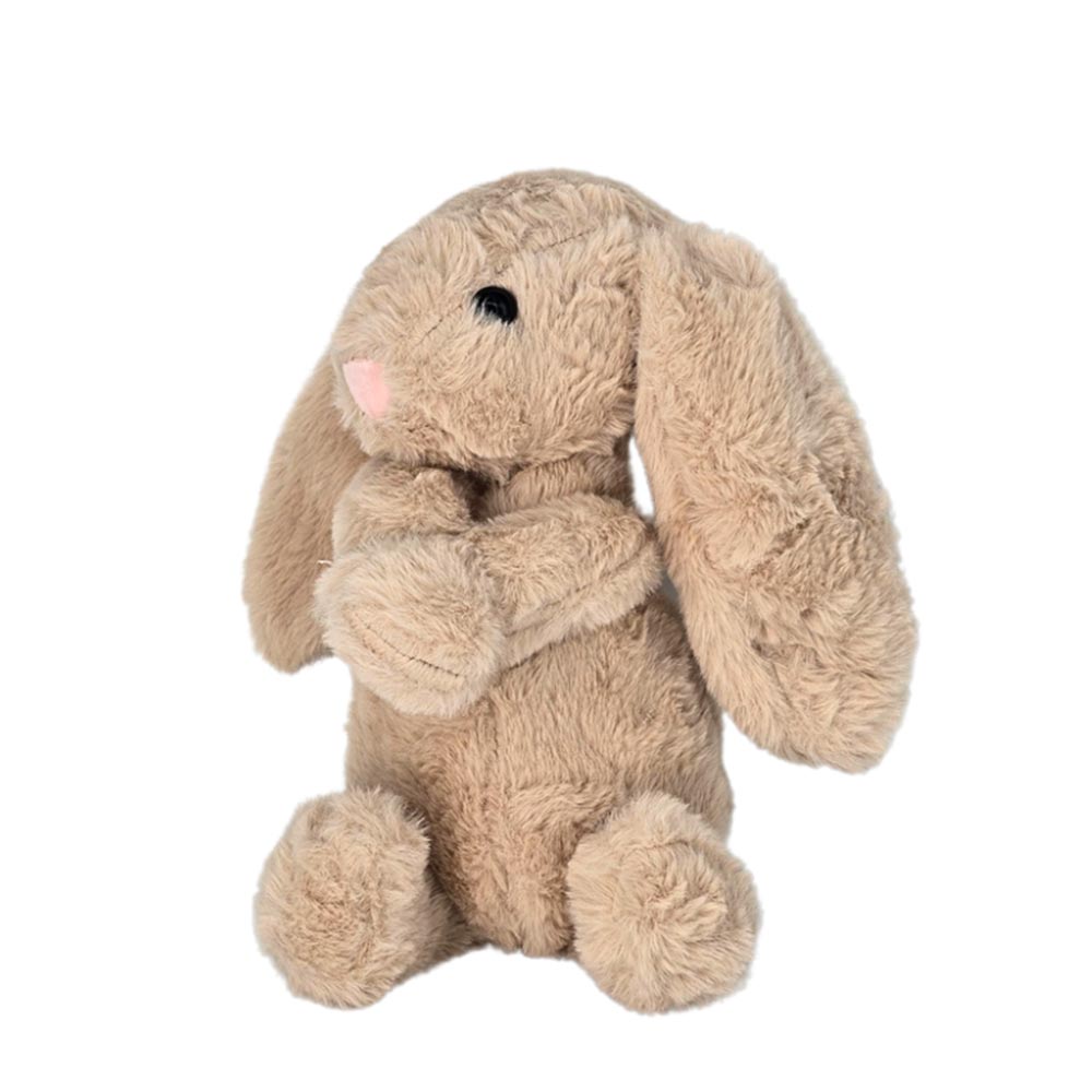 Χειροποίητη Αρωματική Λαμπάδα για Αγόρι Κορίτσι με Λούτρινο Καφέ Κουνέλι Αγκαλιάς - 3