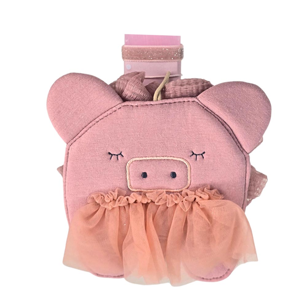 Χειροποίητη Αρωματική Λαμπάδα για Κορίτσι με Σφουγγαράκι Μπάνιου Γουρουνάκι - 1