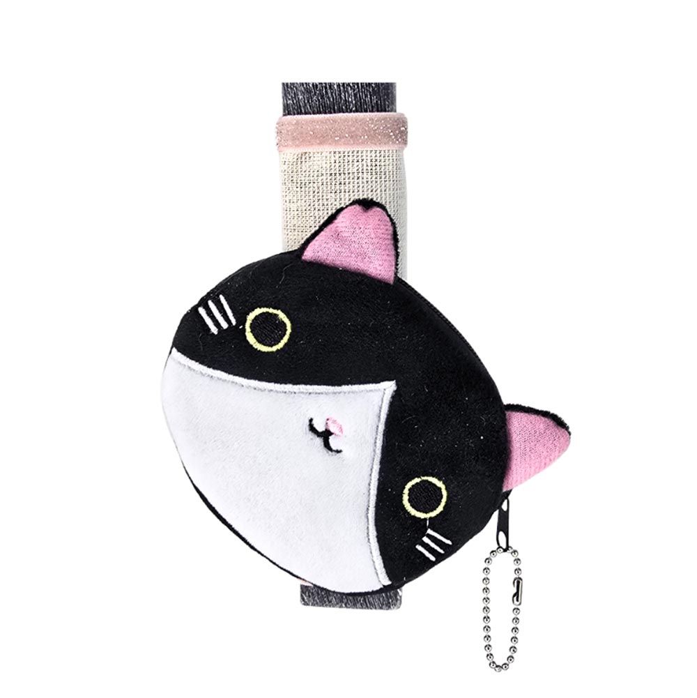 Χειροποίητη Αρωματική Λαμπάδα για Κορίτσι με Πορτοφολάκι Γατούλα Ασπρόμαυρη - 1