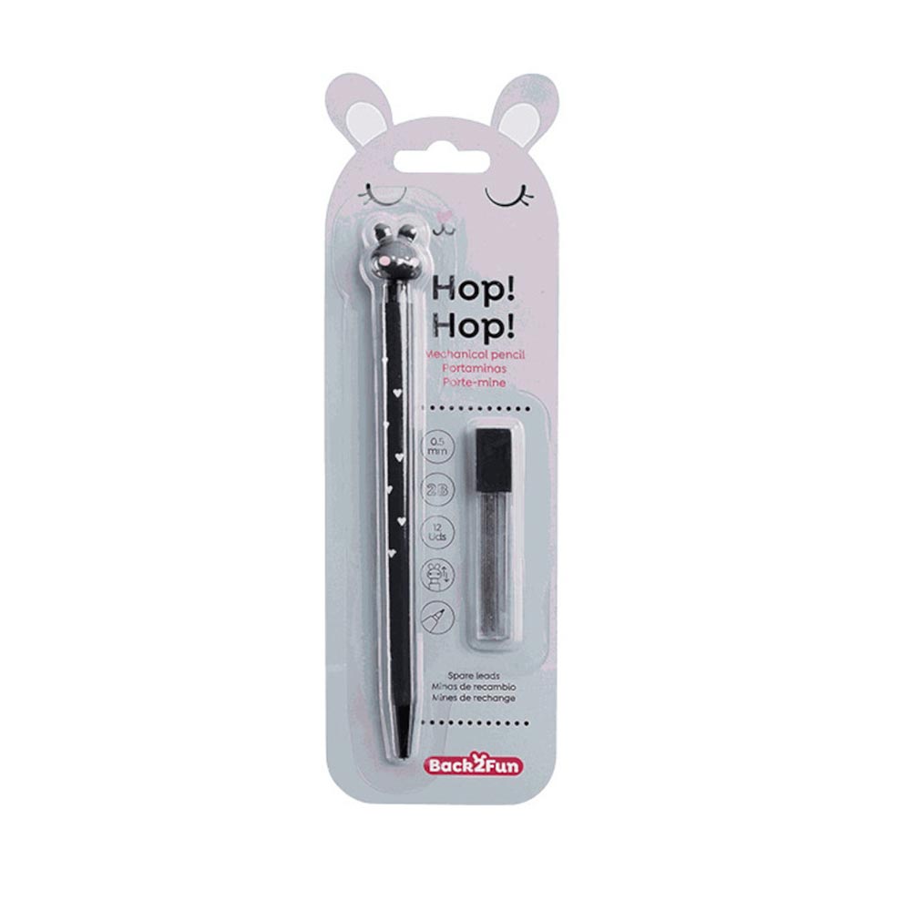 Μηχανικό Μολύβι Λαγουδάκι Με Μύτες 0.5mm 2B Hop Hop ! 12026 Back2Fun - 105668